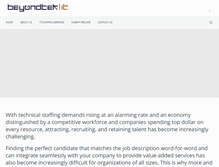 Tablet Screenshot of beyondtekit.com